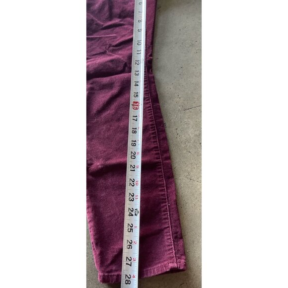 Vintage Universal thread high-rise skinny pants Women’s Sz 8/29 R Red Velvet - Picture 8 of 14